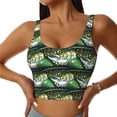 thumbnail image 1 of Uemuo lake trout Pattern Women's Sports Bra - High Impact Support, Breathable, and Comfortable Athletic Bra for Running, Yoga, and Workouts-X-Large, 1 of 8
