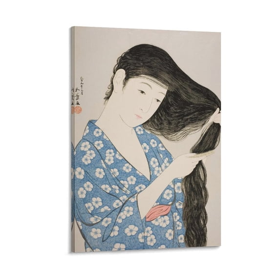 Uemura Shōen Painting Lady Japanese Artist Print Photo Art Painting Canvas Poster Home Decorative Bedroom Modern Decor Posters Gifts 24x36inch(60x90cm)
