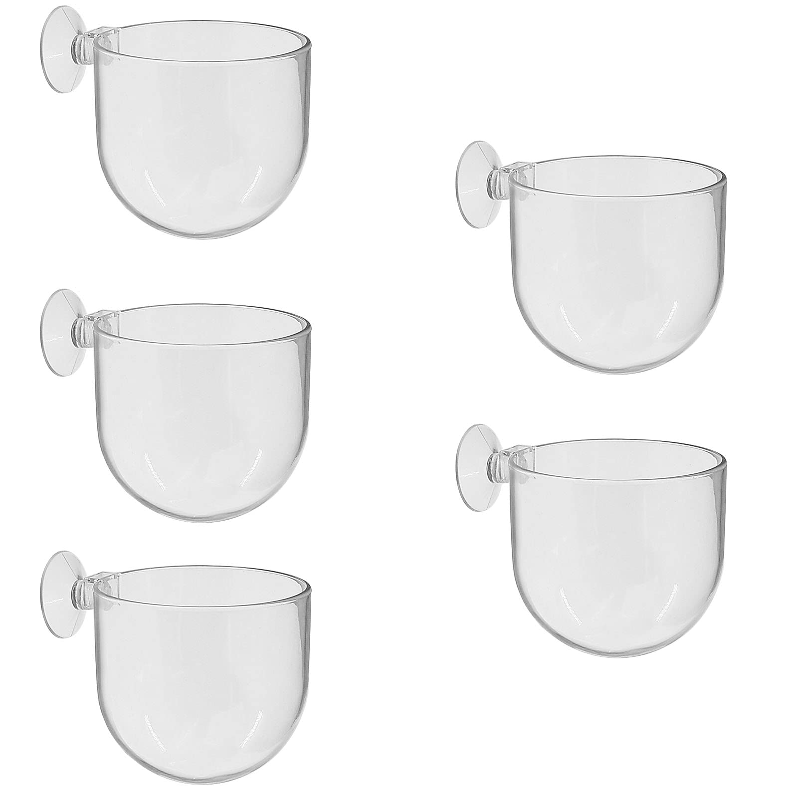 Uenhoy 5 Pcs Plastic Aquatic Plant Pots, Aquarium Plant Pots with