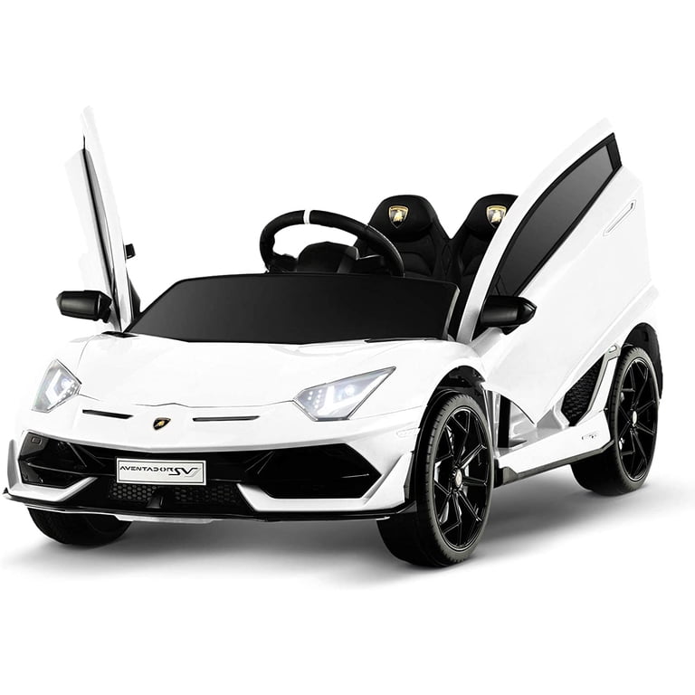 Uenjoy 12V Kids Electric Ride On Car Lamborghini Aventador SVJ