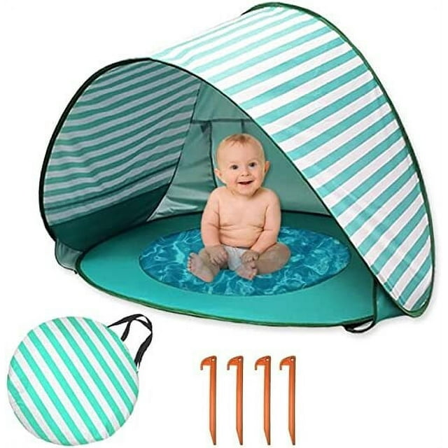 Uervoton Baby Beach Tent Portable Pop Up Tent Toddler Beach Shade