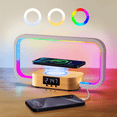 thumbnail image 1 of Uervoton Bedside Table Lamp Wireless Charger: Touch Nightstand Lamp with USB Port | Desk Lamp with RGB Modern LED Light with Dimmable for Bedroom, Living Room, Office, 1 of 10