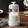 thumbnail image 1 of Uervoton Salt Shaker Dispenser, Precise Quantitative Seasoning Bottle, Press Once to Accurately Sprinkle 0.5 Grams of Measuring Salt Shaker Suitable for Family Picnic Cooking and Camping (180 ml), 1 of 5