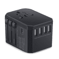 thumbnail image 1 of Uervoton Universal International Travel Adapter with USB Type C, Plug Adapter for All-in-One International Plug Adapter for USA EU UK AUS, 1 of 6