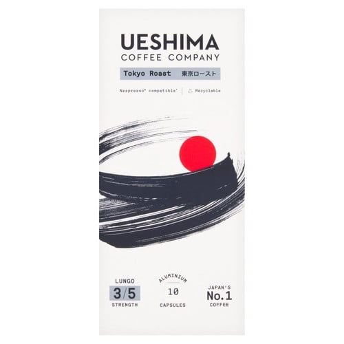 Ueshima Tokyo Roast Nespresso Compatible Capsules, 10 pods per pack, British Import (Pack of 3)