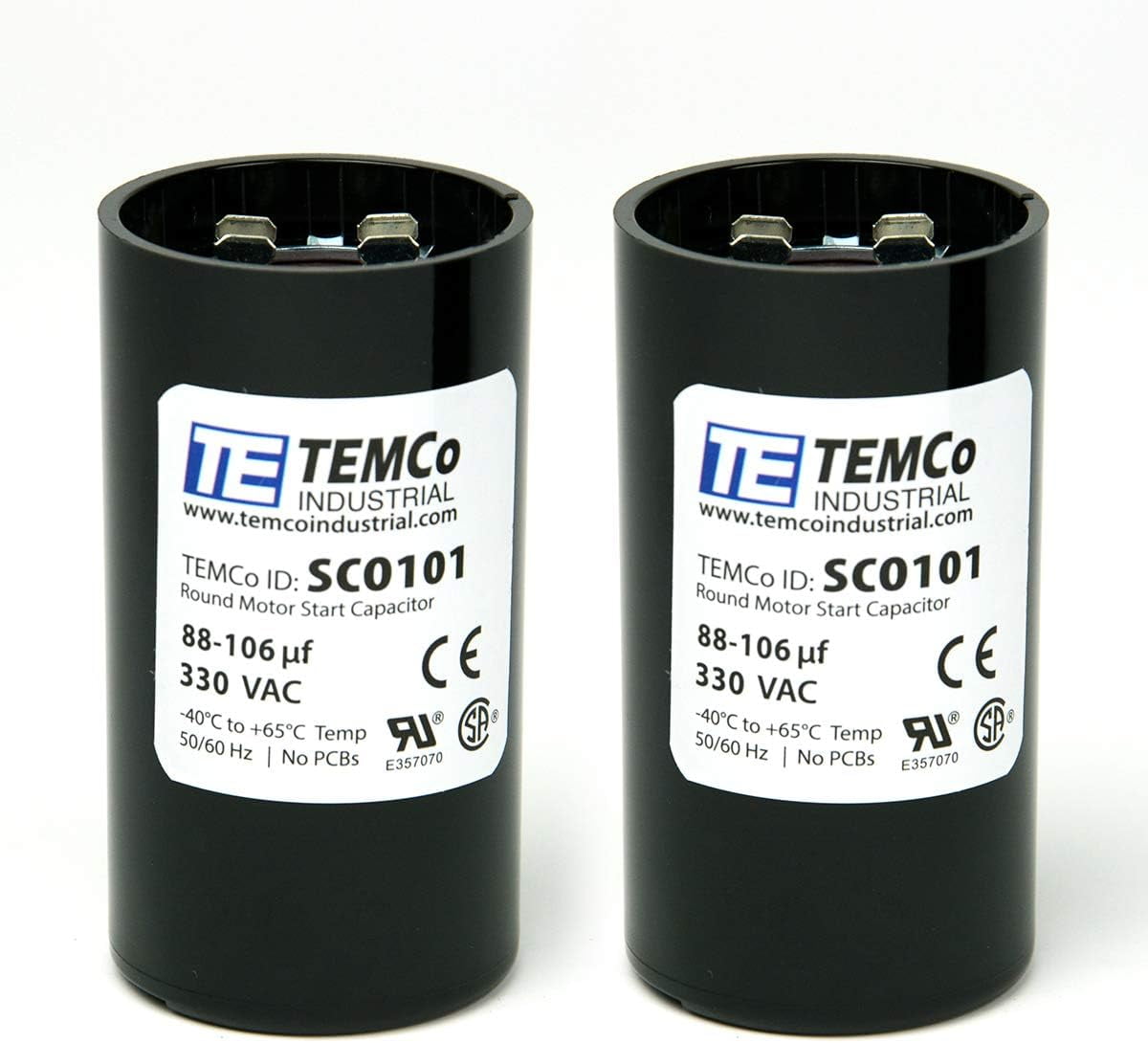 Uf/MFD 330 VAC Volts Round Start Capacitor 50/60 Hz AC Electric Lot