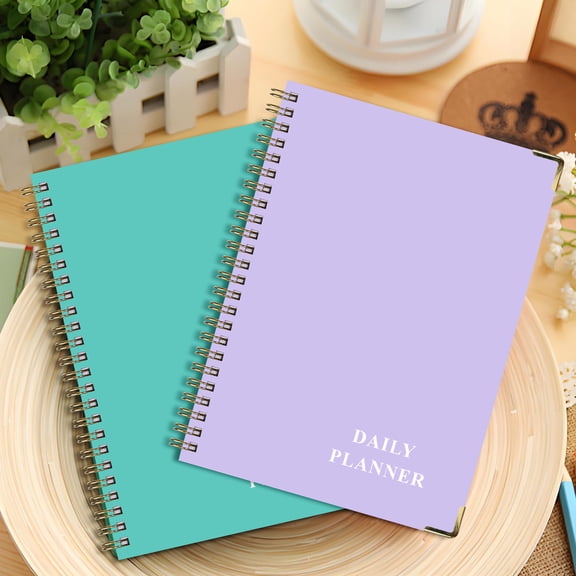 Ufehgfjh Campus Notebook Campus Notebooks English Budget Book Coil A5 Strap Financial Planning Self-Discipline Check-In Notebook Lightweight Durable Portable for Study Room Campus Dormitory