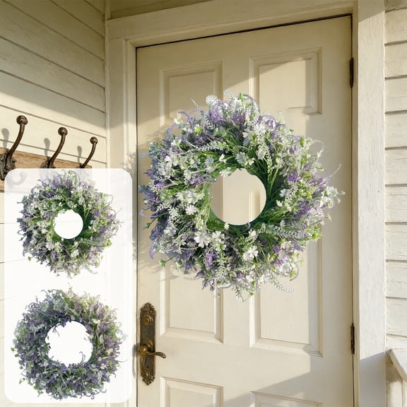 Ufehgfjh Flower Garland Wreath Simulated Flower Wreath Decorate Flower Garlands in Spring and Summer Decorate Windows or Courtyard Doors Artificial Flower Garlands Random Shipment