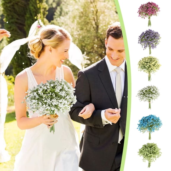 Ufehgfjh Flowers Bouquet Small Fake Flowers Simulation Starrys Sky Simulation Flowers Hand Bouquet Wedding Home Decoration Ornaments Artificial Foam Starrys Sky Random Shipment