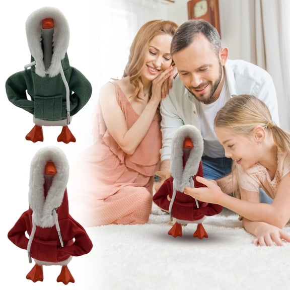 Ufehgfjh Goose Clothes Summer Goose Outfit Desk Gooses Outfits Tabletop Gooses Accessory Mini Porch Gooses Costume Magnetic Gooses Statue Key Clothes Table Decor Random Shipment