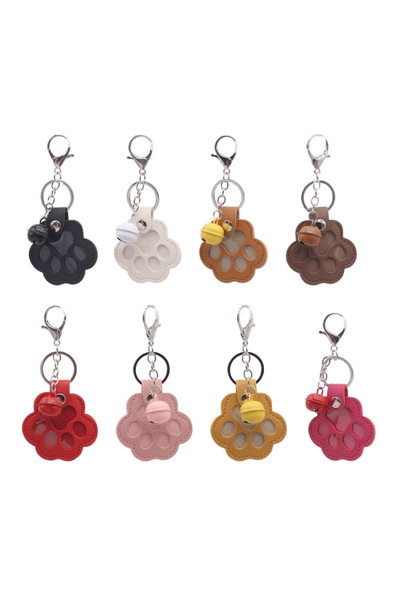 Key Chains Men Key Chain Dog Keyring Key Fob Dog Hair Paw Shape Hair Reminder Pendant with Souvenir Pet Hair Memorial Keychains Bag Pet Lover Gift Random Shipment