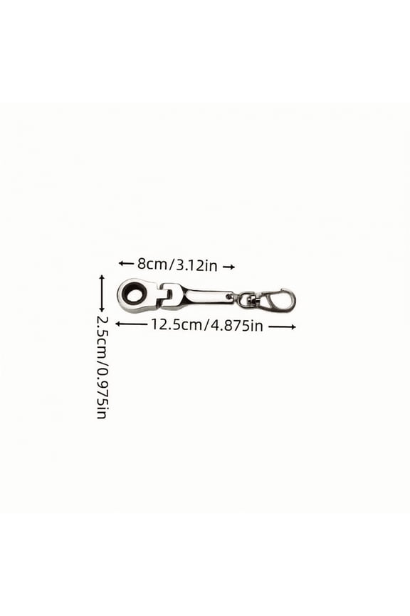 Keychains Key Chains Women Cute 10mm Ratchet Wrench Keychain Cute Compact Sturdy for Commute Campus Shopping Key Chain Women Key Chain Charms