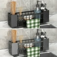 thumbnail image 1 of Ufehgfjh Kitchen Organizers Storage Racks Multifunctional Kitchen Rack Sink-Side Kitchen Storage Rack Countertop Sponge Rack Dishcloth Storage Rack, 1 of 7