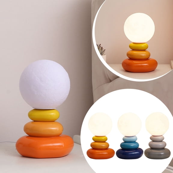 Ufehgfjh Living Room Table Lamp Desk Lamp Laminated Stone Table Lamp Bedroom Bed Romantic High Decoration Ceramic Small Table Lamp Energy-Saving for Office Dormitory Bedroom Random Shipment