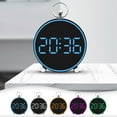 thumbnail image 1 of ufehgfjh Smart Alarm Clock Cute Alarm Clock Alarm Clock Electronic Clock LED Clock Home Bedside Clock Temperature Clock Plastic Clock for Bedroom and Study and Office and Living Room, 1 of 10