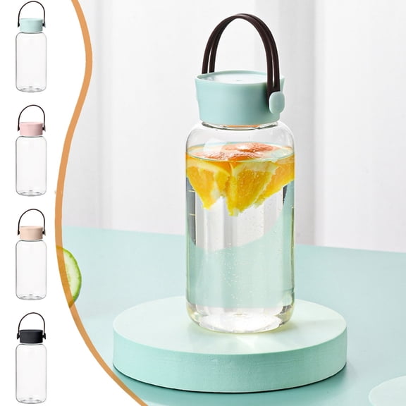 Ufehgfjh Water Cup Plastic Cups Plastic Cup Transparent High Aesthetics Sports Water Cup Outdoor Portable Handheld Cup Durable Slip-Resistant Portable for Outdoor Library Gym