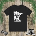 thumbnail image 1 of Uff Da. Funny Minnesota saying Midwestern saying MIN shape Unisex T-shirt, 1 of 7