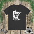 thumbnail image 1 of Uff Da. Funny Minnesota saying Midwestern saying MIN shape Unisex T-shirt, 1 of 7