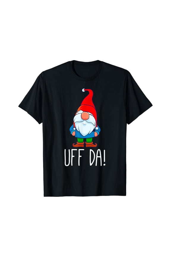 Uff Da Winter Swedish Tomte Gnome Graphic T-Shirt