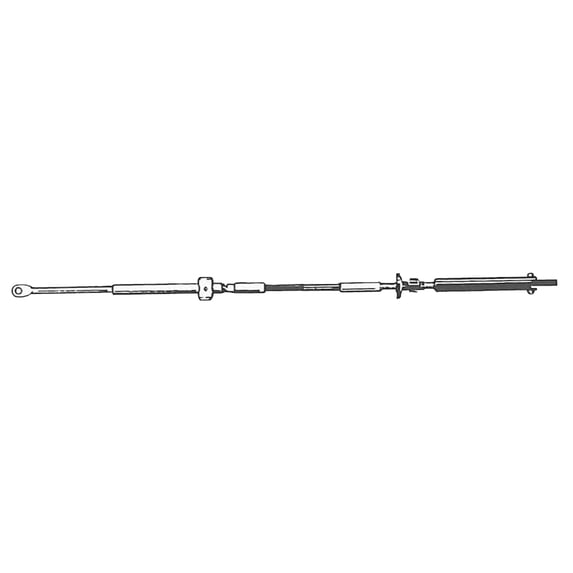 Uflex C14X17; Cable Thottle Shift 17Ft Si Fits Johnson Evinrude 1979 and newer