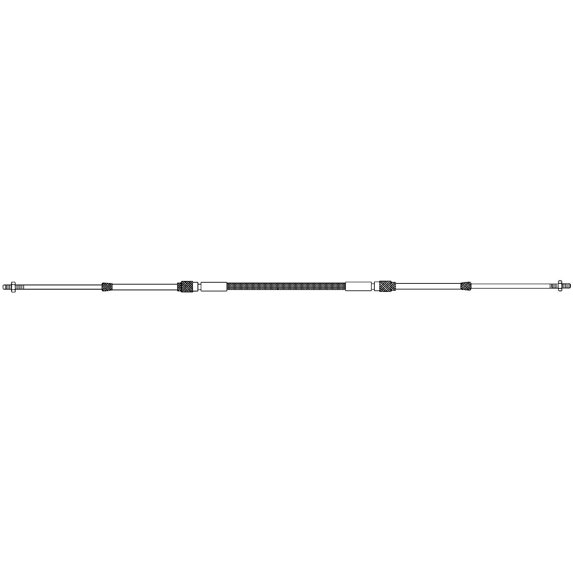 UFLEX C8 3300 Type Premium Universal Style Engine Control Cable 10-32 UNF, 22' - C8X22