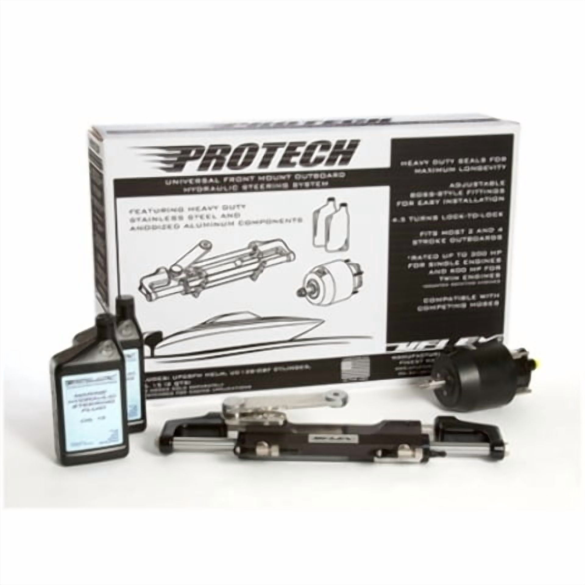 Uflex Universal Instruments Uflex Protech 1.0 Universal Front Mounting Hydraulic Steering System ...