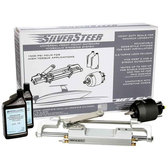 Uflex SilverSteer Outboard Hydraulic Tilt Steering System -... [SILVERSTEERXP1T]