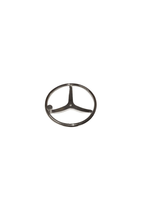 V46 Stainless Steel Steering Wheel with Speed Knob - 13.5"