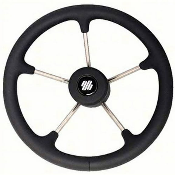 Uflex V70B Steering Wheel-Black Poly 5-Spoke