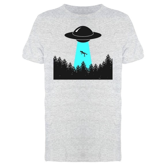 Ufo Abduction T-Shirt Men -Image by Shutterstock, Male 3X-Large
