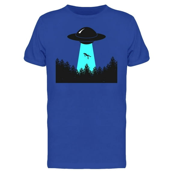 Ufo Abduction T-Shirt Men -Image by Shutterstock, Male x-Large