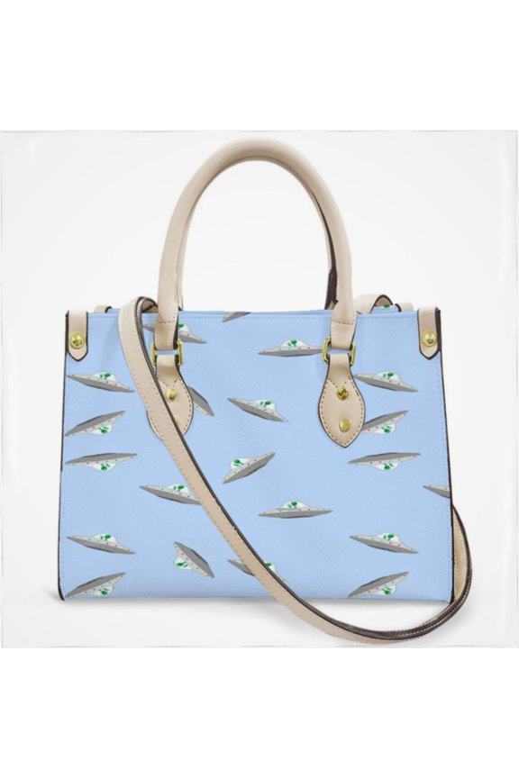 Ufo Alien Cross Body Bags For Women Small Leather Female Handbags Fashion Top-Handle Totes