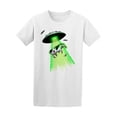 thumbnail image 1 of Ufo Alien Flying Saucers Cows T-Shirt Men -Image by Shutterstock, Male Large, 1 of 2