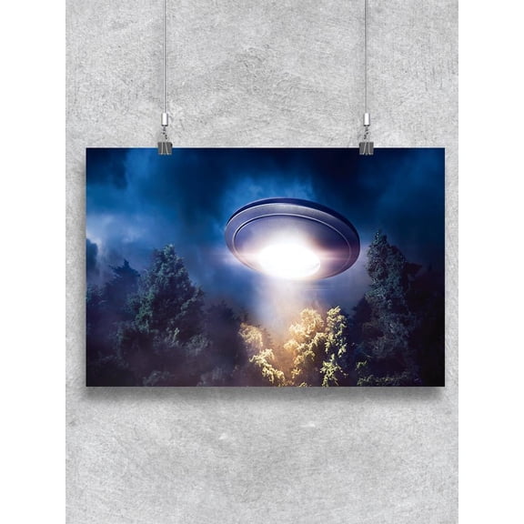 Ufo Arrival Poster -Image by Shutterstock