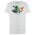 thumbnail image 1 of Ufo Hot Rod T-Shirt Men -Image by Shutterstock, Male Medium, 1 of 2