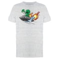 thumbnail image 1 of Ufo Hot Rod T-Shirt Men -Image by Shutterstock, Male Small, 1 of 2