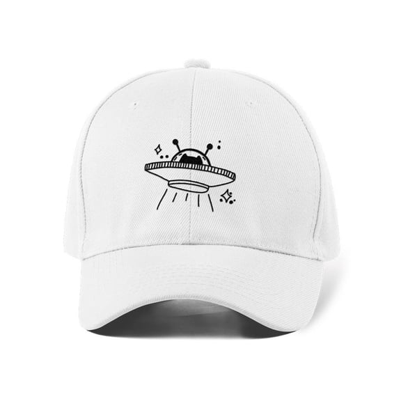 Ufo Kitten Starry Sky Hat Hat  -Image by Shutterstock,  Small