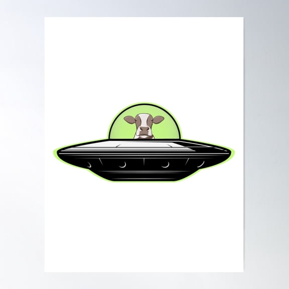 Ufo Pilot Poster Wall Art, Modern Wall Decor For Living Room Bedroom, 24x36 UNFRAMED