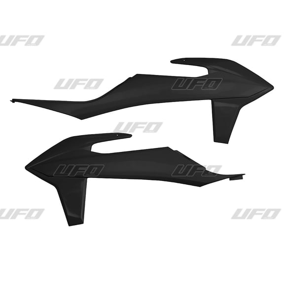 Ufo Plast Radiator Deflector Wind Deflector Black #427200
