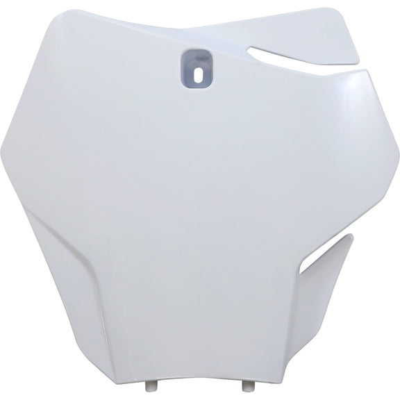 Ufo Plastics GG07130#041 Front Number Plate - White
