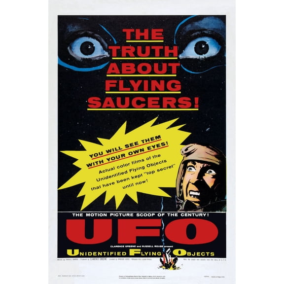 Ufo Poster 24inch x 36inch Art Poster 24x36 Unframed, Age: Adults, Rectangle Z Posters