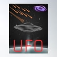 thumbnail image 1 of Ufo Poster Wall Art, Modern Wall Decor For Living Room Bedroom, 8x12 UNFRAMED, 1 of 3