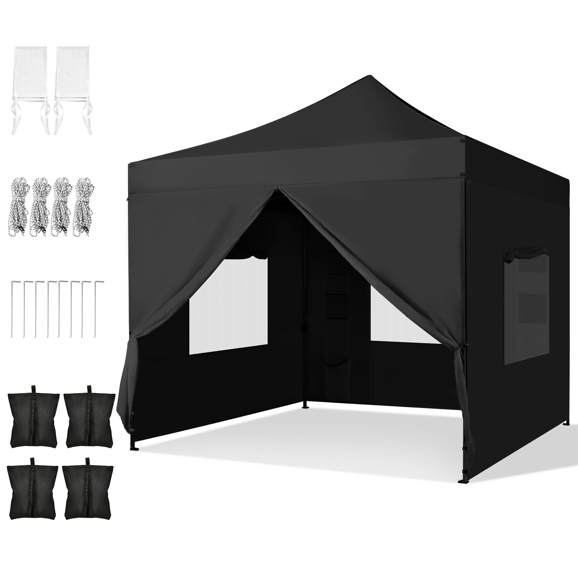Uforic 10x10ft Outdoor Pop Up Canopy Tent with 4 Removable Uforic 10x10ft Outdoor Pop Up Canopy Tent with 4 Removable