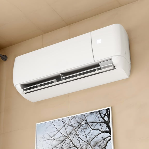Uforic 12000 BTU Mini Split AC & Heat Pump, 20 SEER2 115V Ductless Inverter, WiFi & Alexa Enabled, 750 Sq. Ft, White with Installation Kit