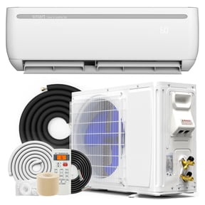 Uforic 12000 BTU Mini Split Air Conditioner Heat Pump System, Wifi Enabled 17 SEER2 208-230V Ductless AC Cool Up to 750 Sq. Ft, Compatible with Alexa, R32 Refrigerant & Installation Kit, White