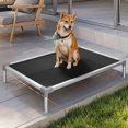 thumbnail image 2 of Elevated Cooling Dog Bed – 32/42/49 Inch Chew Proof Raised Pet Cot With Aluminum Frame 2 of 2