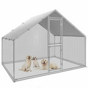 Uforic 6.6 x 9.8 x 6.4 ft ( 78.74" x 118" x 76.8" ) Outdoor Dog Kennel Outside Large Heavy Duty Shade Dog Pen Playpen Pet Dog Enclosure Crate Dog Run House with Anti-UV Cover