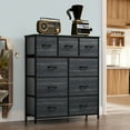 thumbnail image 1 of Uforic 9 Drawer Dresser Fabric with Sturdy Steel Frame & Wooden Top for Bedroom,Living Room,Hallway,and Closets, 1 of 5