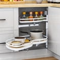thumbnail image 1 of Uforic Adjustable Swing Left Opener Kitchen Pull-Out Cabinet Organizer with Spice Racks, Height-Adjustable, 31.9" Length, 1 of 9