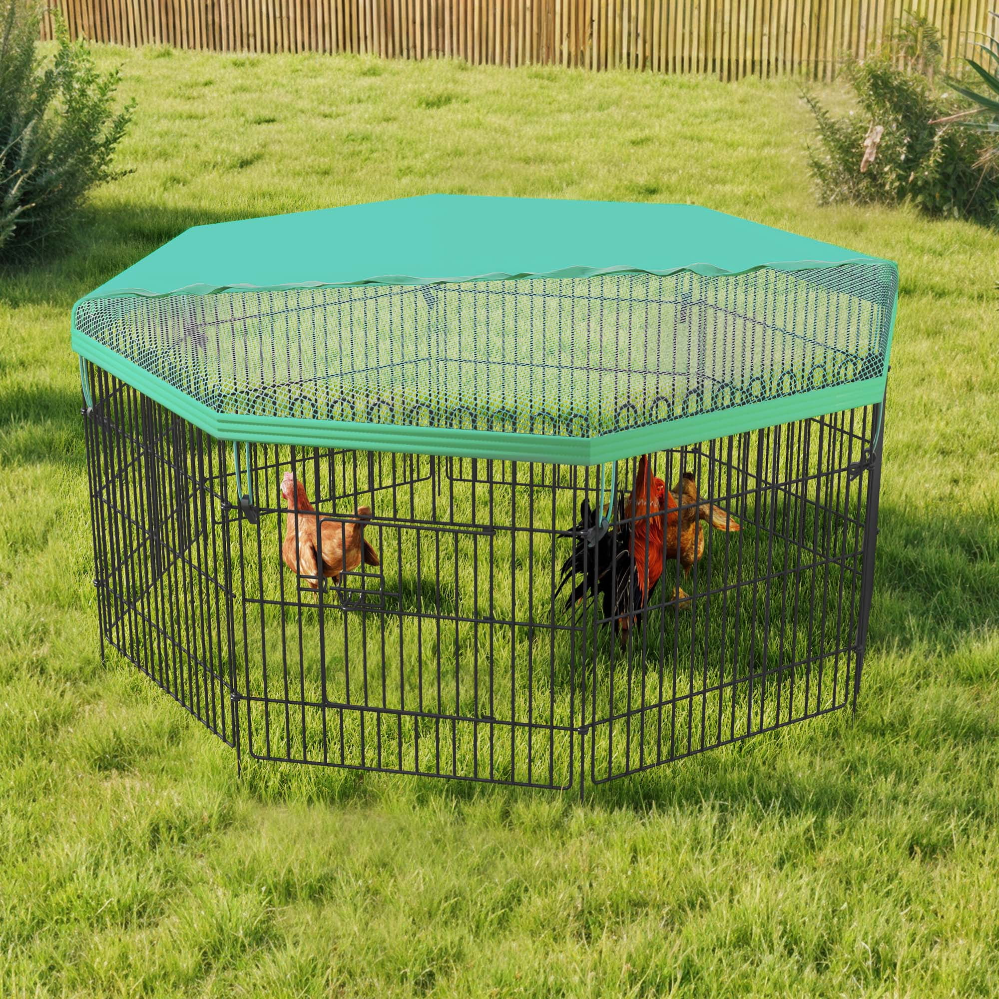Chicken Cage Ball Ball-Shaped Mobile Chicken Coop - Rollable Outdoor ...